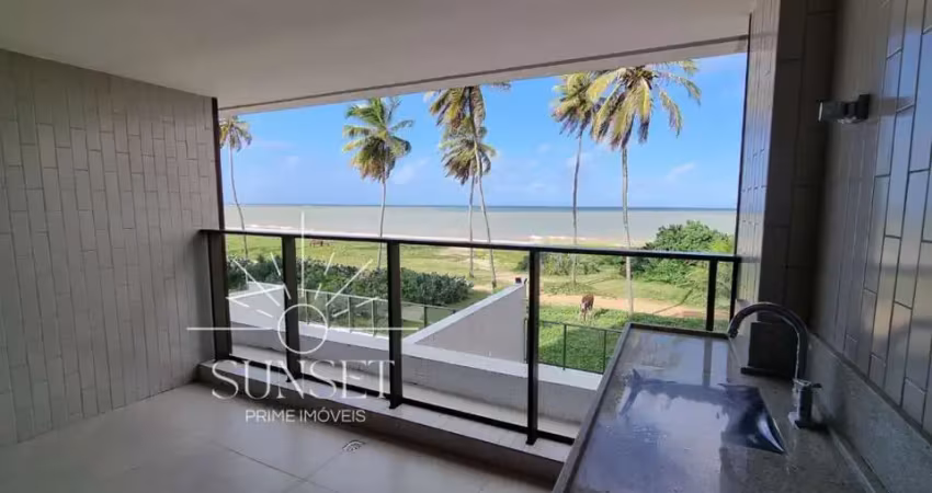 Alto padrão, frente mar, pé na areia, pronto para morar! apartamento 3 suítes à venda no jardim oceania, joão pessoa - paraíba.