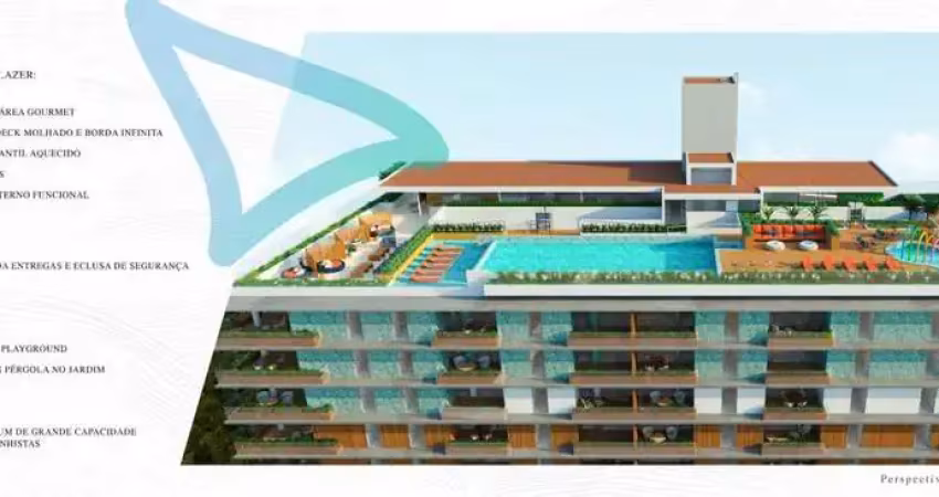 Atlantis viva camboinha a 50m da praia. entrega em 2025.