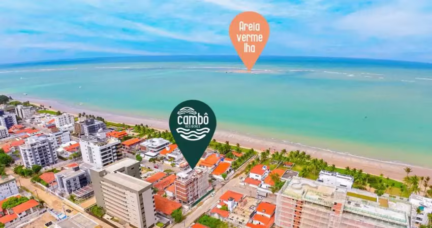 A 50m do mar da linda praia de camboinha, em cabedelo - pb