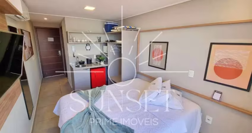 Flat a 70m da praia, em manaíra - retorno de 1,2%mês