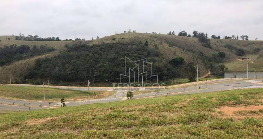 Terreno à venda na parte alta do condomínio ecologie residencial em itatiba sp, com vista para o lago
