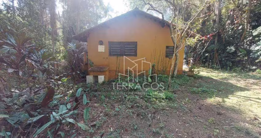 Chácara com 3 suítes à venda, 23.755 m² por r$ 1.450.000 - chácaras aurora - embu das artes/sp