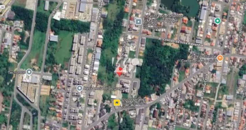 Terreno 451m² com viabilidade de 4 pavimentos - aririu