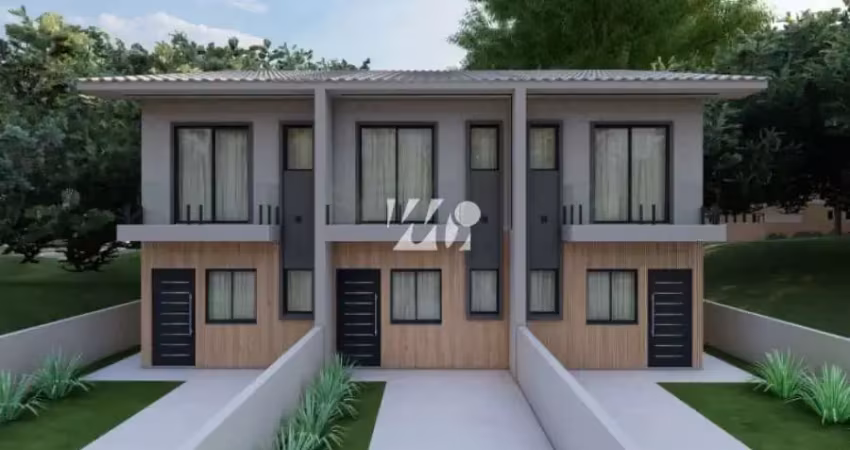 Sobrado geminado 3 quartos com 1 suíte e 107m² - aririú