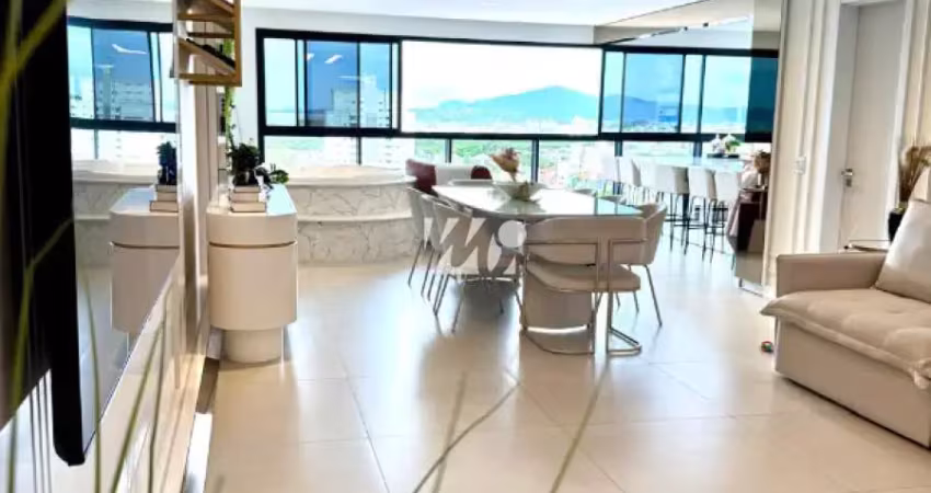 Cobertura 100% mobiliada com 145m², possui 3 suítes- palhoça - mrt