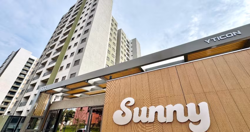 Apartamento novo com sol da manhã, sacada gourmet e lazer de clube por R$315 mil!