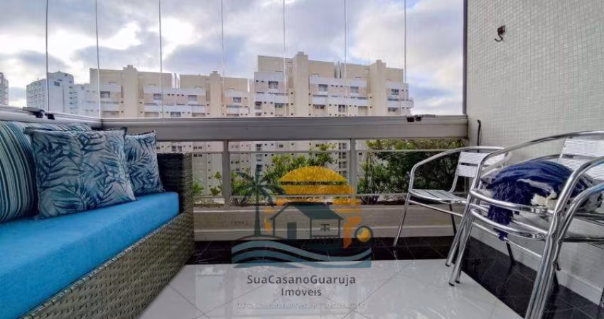 Apartamento com 3 dormitórios à venda, 100 m² por R$ 750.000,00 - Praia da Enseada – Tortugas - Guarujá/SP