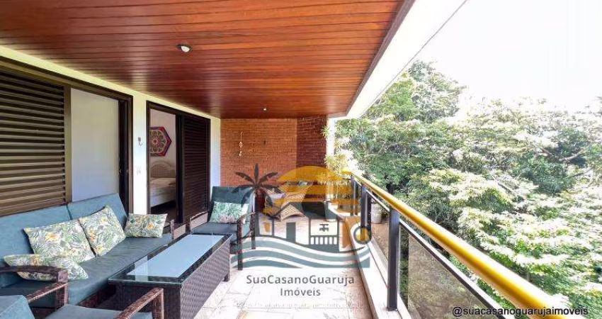 Apartamento Sorocotuba com 3 dormitórios à venda, 168 m² por R 1.050.000 - Guarujá/SP
