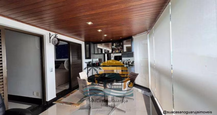 Apartamento Sorocotuba  com 3 dormitórios à venda, 168 m² por R$ 1.300.000 - Guarujá/SP