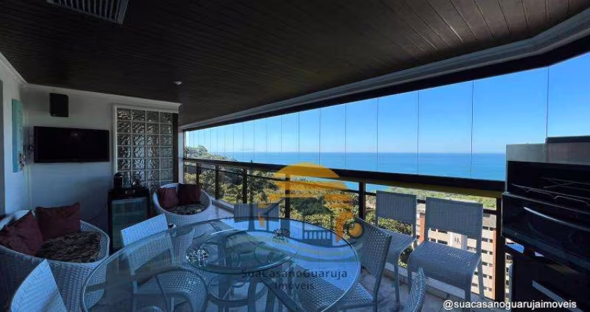 Apartamento Sorocotuba com 3 dormitórios à venda, 168 m² por R$ 1.100.000 - Guarujá/SP