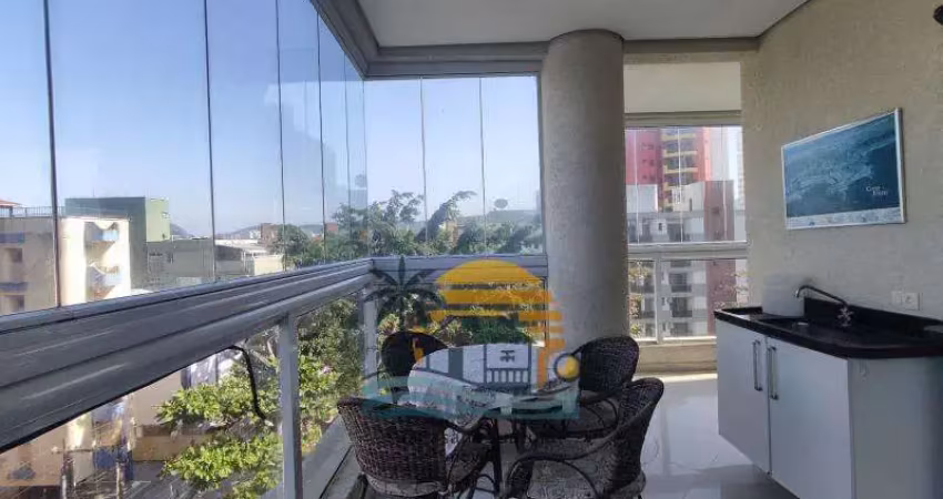 Apartamento com 3 dormitórios à venda, 100 m² por r$ 700.000,00 - praia da enseada – rufino’s - guarujá/sp
