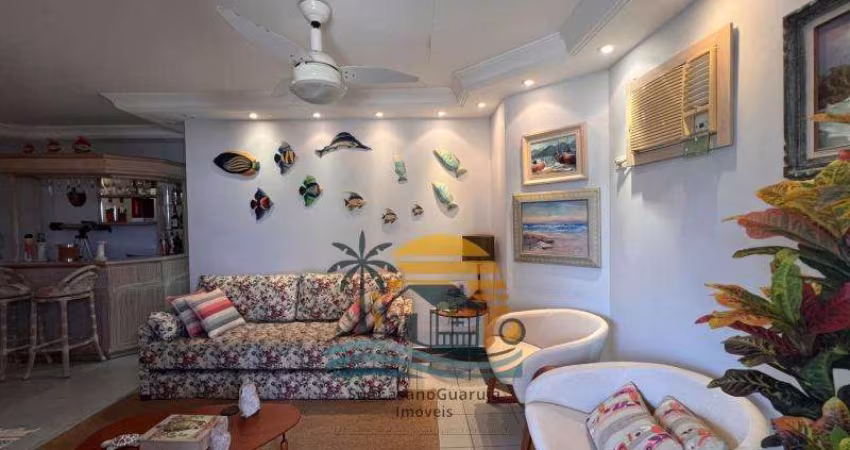 Apartamento com 2 dormitórios à venda, 160 m² por R$ 900.000,00 - Praia da Enseada – Aquário - Guarujá/SP