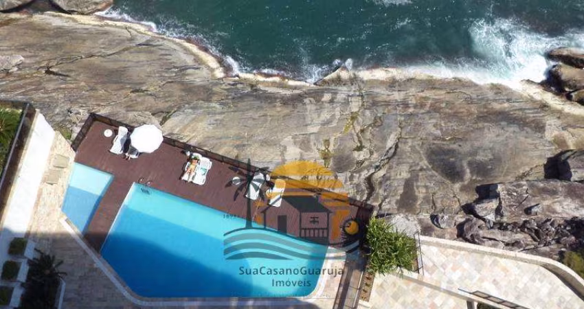 cobertura duplex vista mar 5 dormitorios 4 suites 4 vagas costao das tartarugas guaruja cod AP0022C