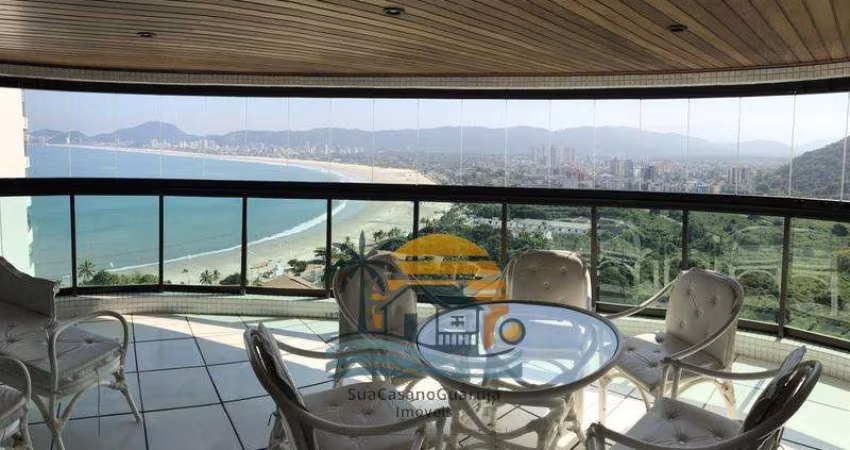apartamento frente mar venda 4 suites tortugas 224 m2 2 vagas parque enseada guaruja cod APF8106V