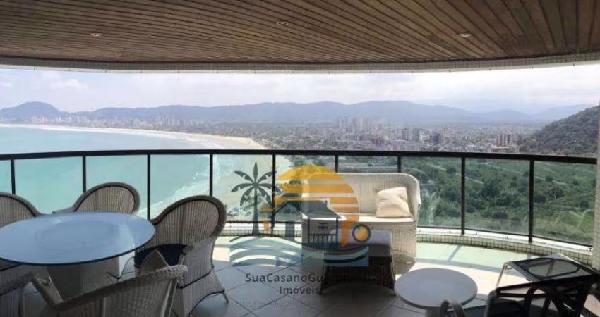 apartamento frente mar 4 suites condominio tortugas guaruja 224 m2 2 vagas parque enseada cod APF4793V