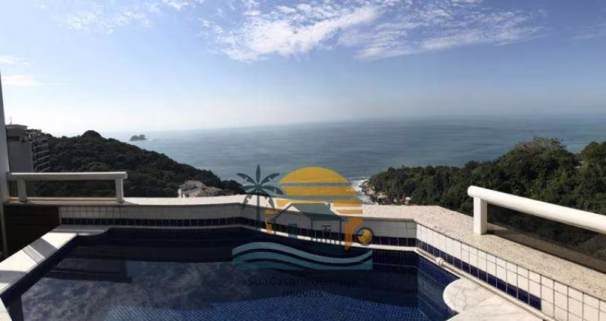 apartamento vista mar condominio sorocotuba guaruja 4 suítes 175m2 2 vagas morro sorocotuba cod APC8910V