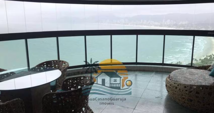 apartamento frente mar condominio tortugas guaruja 4 suites enseada 224 m2 2 vagas parque enseada cod APF3954V