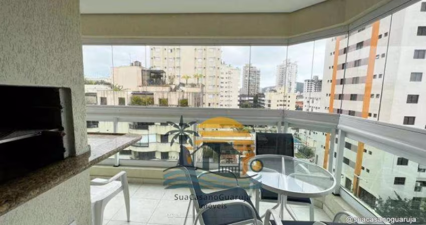 Apartamento com 3 suítes varanda gourmet , 120 m² por R$ 800.000 - Balneário Guarujá - Guarujá/SP COD. APC6148