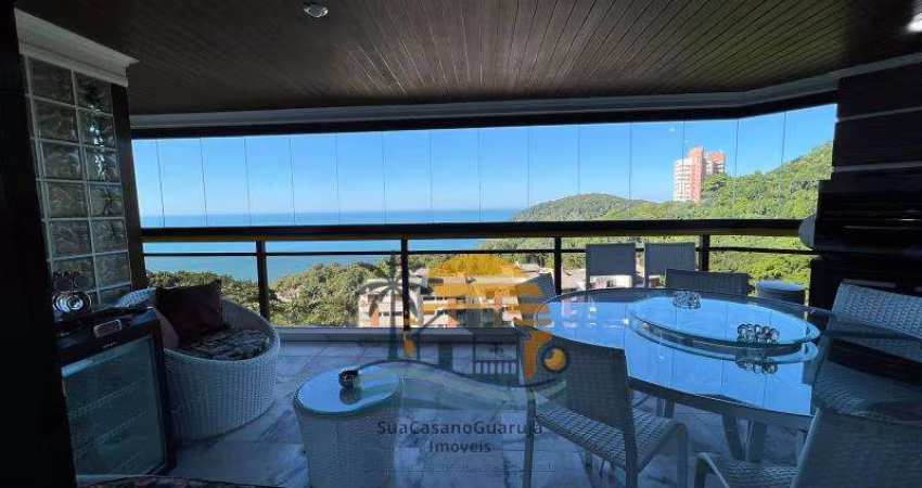 apartamento 3 dormitorios 2 suites 168 m2 2 vagas vista mar condominio sorocotuba guaruja sp cod AP1210903V