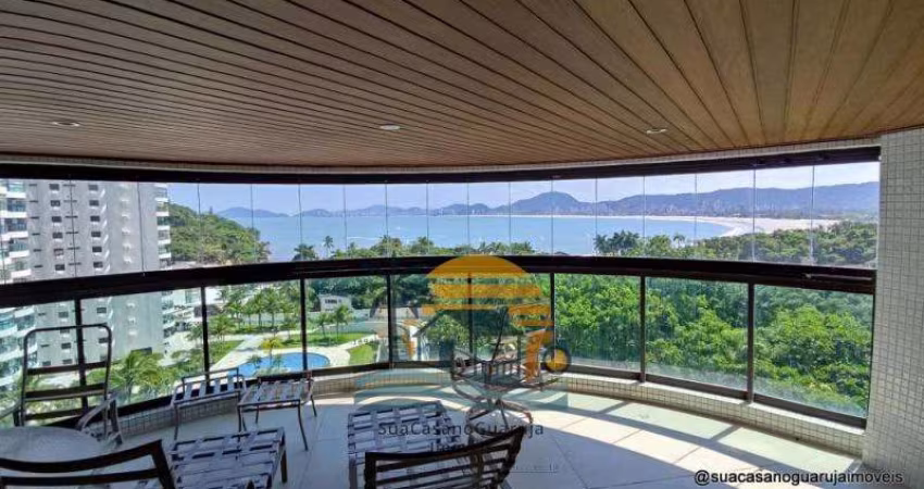 apartamento 4 suites tortugas guaruja 224 m2 2 vagas frente mar parque enseada guaruja cod APF106262V