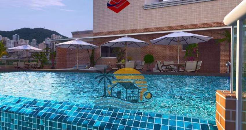 apartamento venda lancamento 2 dormitórios 1 suíte 57 m2 varanda gourmet canto do forte praia grande cod LN29579V