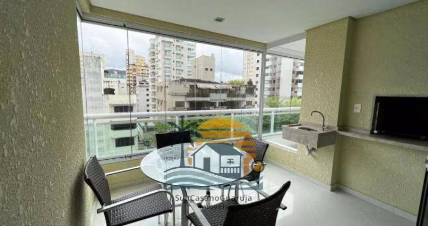 Apartamento com 4 dormitorios 2 suítes varanda gourmet , 143 m² por R$ 850.000 - Balneário Cidade Atlântica - Guarujá/SP COD. AP56838V