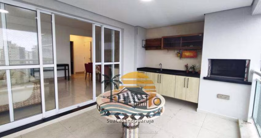 Apartamento com 3 dormitórios 1 suíte 2 vagas varanda gourmet 135 m² vista para o mar lazer completo nas Astúrias AP38976L