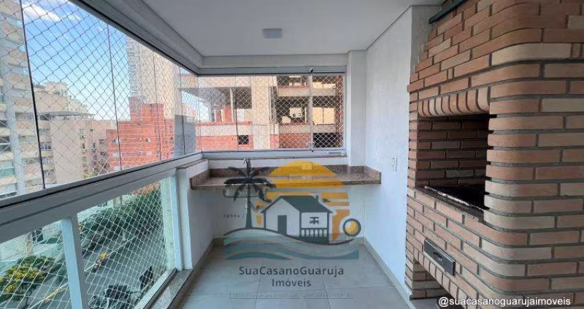 Apartamento com 3 dormitórios à venda, 118 m² por R$ 930.000 - Praia da Enseada - Região da Brunella - Guarujá/SP