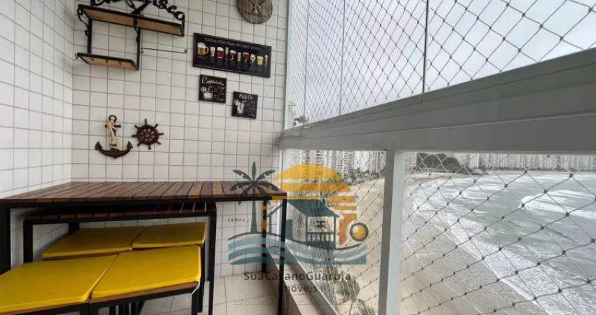 Apartamento em prédio frente ao mar 3 dormitórios 1 suíte 2 vagas nas Astúrias