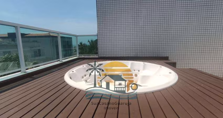 Cobertura penthouse 3 dormitórios jacuzzi churrasquera no Tombo