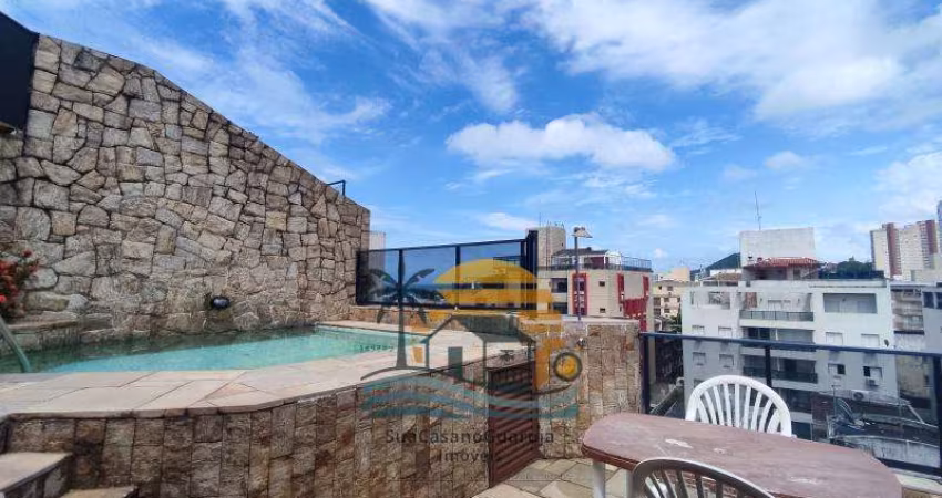 Apartamento de cobertura  2 dormitórios à venda, 160 m² por R$ 650.000,00 - Praia da Enseada – Aquário - Guarujá/SP cod 341T