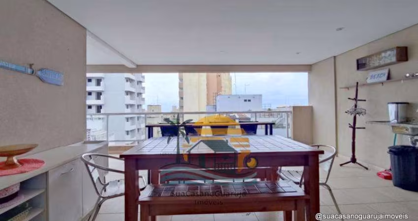 Apartamento com 3 dormitórios à venda, 113 m² por R$ 900.000 - Praia da Enseada – Aquário - Guarujá/SP