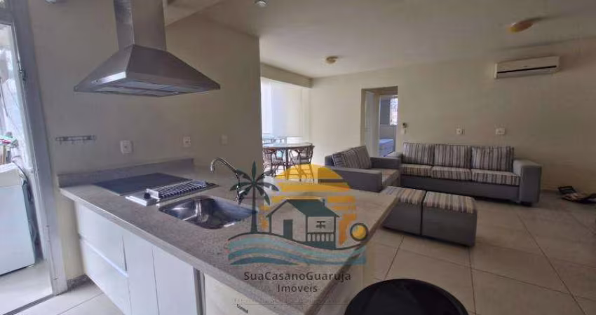 Apartamento reformado com 2 dormitórios 1 vaga na Enseada