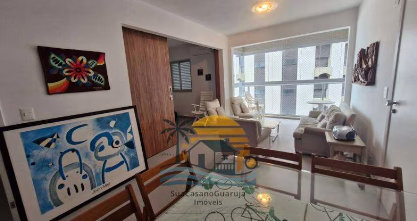 Apartamento reformado com 2 dormitórios frente ao mar e com vista 1 vaga nas Astúrias