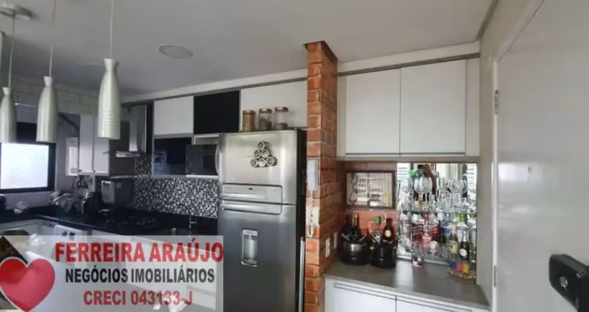 Apartamento com varanda no condomínio inter clube interlagos.