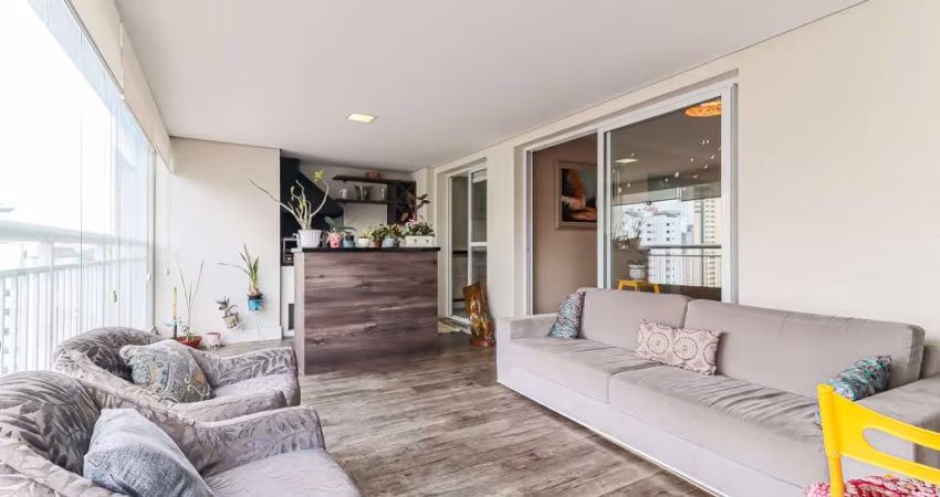 Apartamento 146m² 3 suítes Varanda Gourmet Quartier Vila Mascote