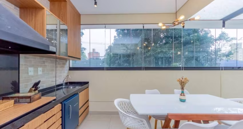 Apartamento Garden com 2 dormitórios, 1 suíte e espaço gourmet na Vila Mascote