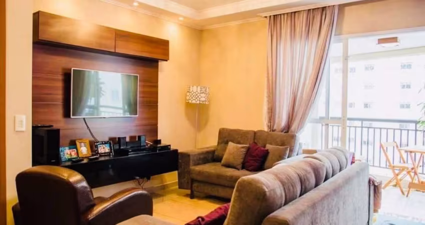 APARTAMENTO MOBILIADO COM VARANDA GOURMET NO PÁTIO FIGUEIRA VILA MASCOTE !