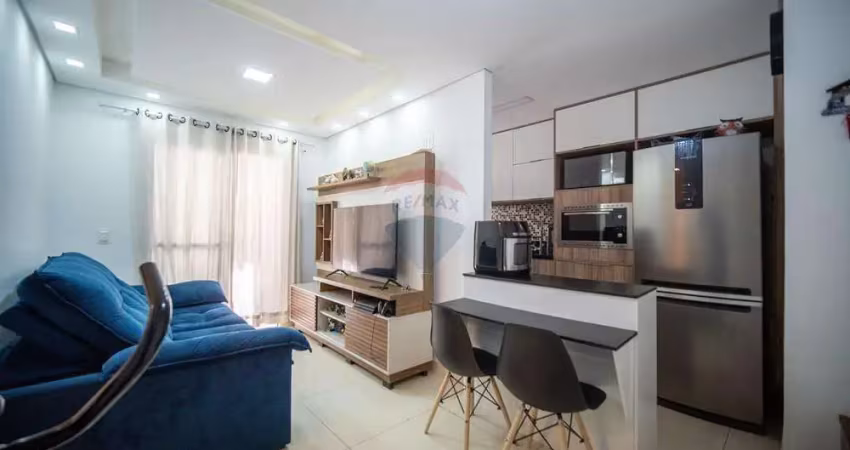 Apartamento em granja viana: 51 m² | 2 quartos | 1 vaga - r$225,000 - pronto morar!