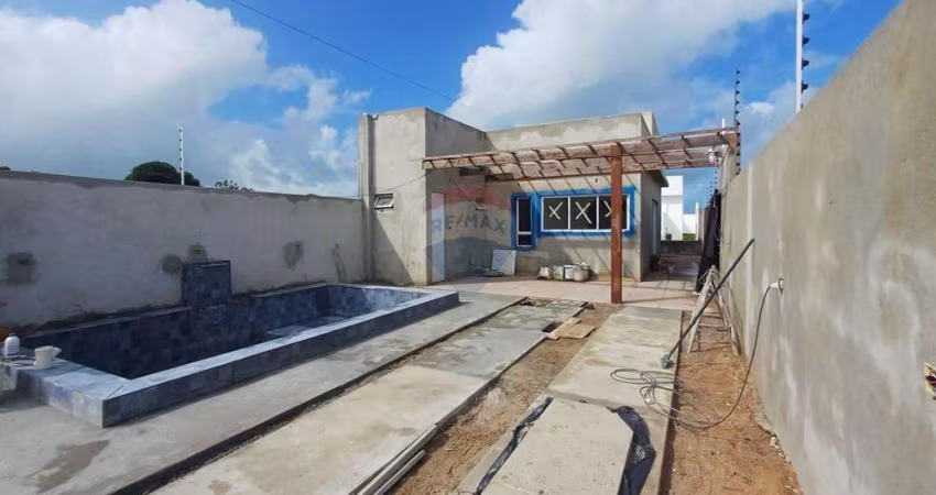 Casa com acabamento Alto Padrão à Venda em Carapibus – 500m do Mar, 2 Suítes, Piscina, Automatizada com Alexa!