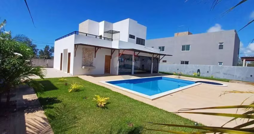Casa à venda em carapibus, conde – vista para o mar, piscina e 4 quartos no condomínio chácaras de carapibus