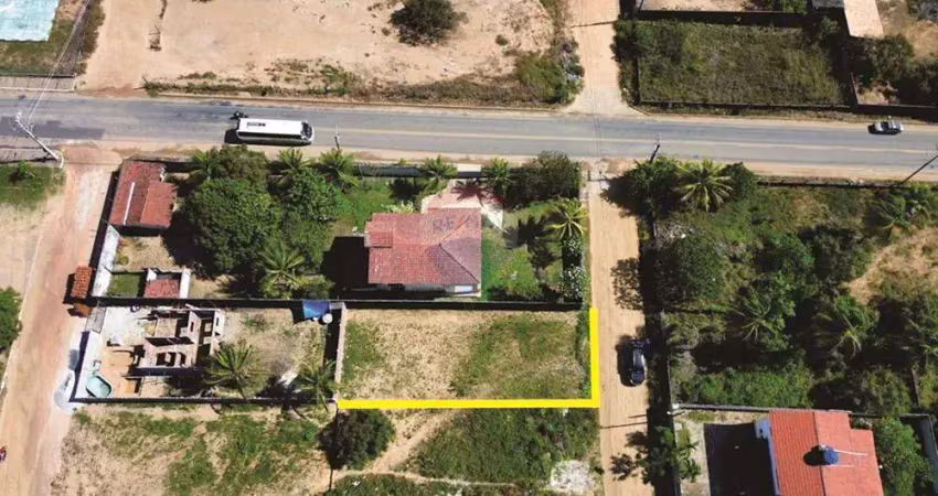 Lote residencial de 360 m² com vista para o mar em carapibus - r$ 65.000