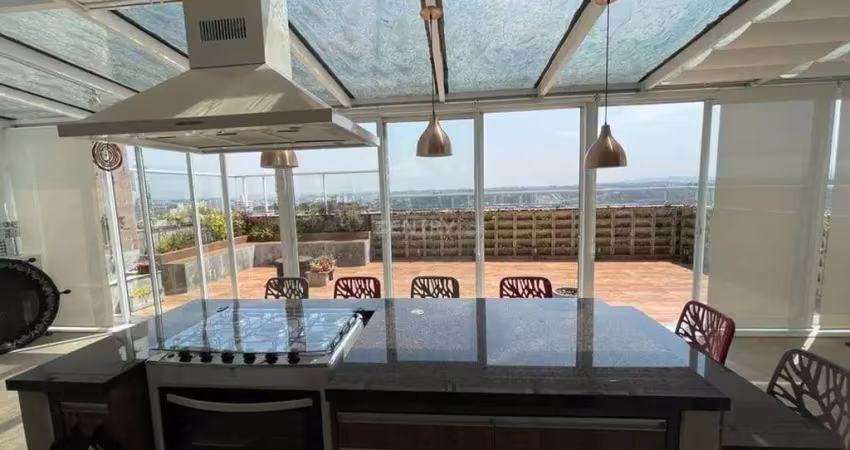 Cobertura duplex alto padrão de 491 m²  área útil toda climatizada, com a melhor vista da cidade e na melhor localização de jundiaí  - centro -sp