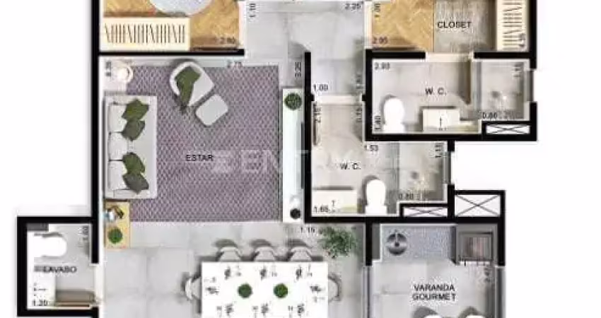 Apartamento a venda Altos da Avenida, 3 dormitórios, Jundiaí/SP