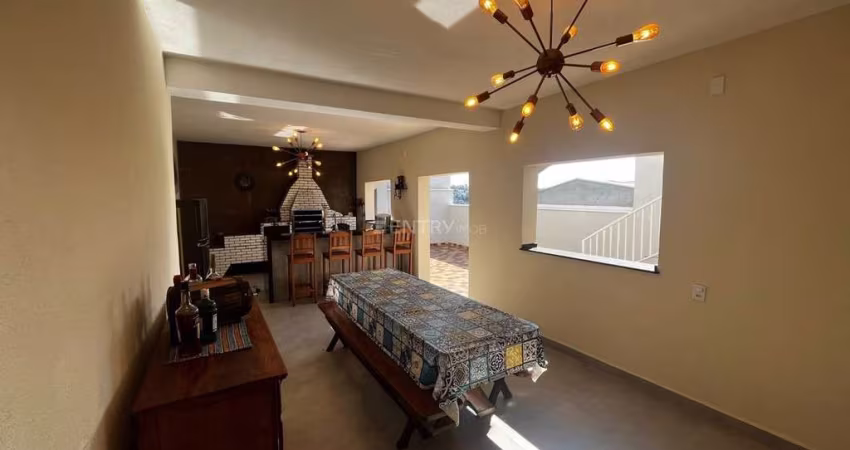 Casa em Campo limpo mobiliada com 3 dormitórios e area gourmet, escritório, salão de festas!