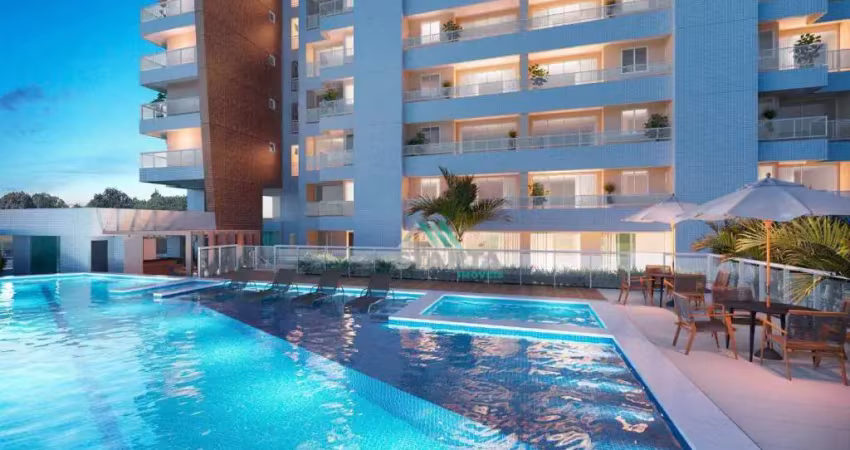 Apartamento com 03 suítes, condomínio com lazer completo na região do bairro de fátima - fortaleza/ce