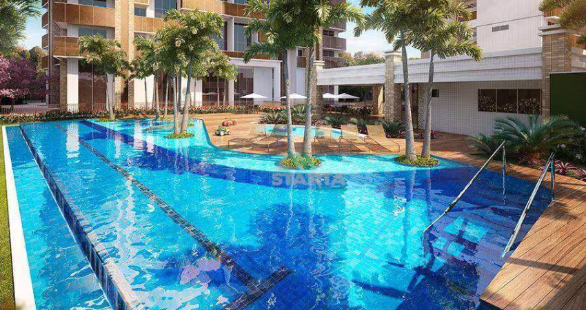 Apartamento com 03 suítes, lazer completo-- Cocó - Fortaleza/CE
