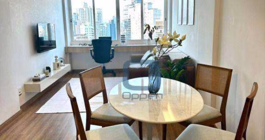 Apartamento MOBILIDADO, com 1 dormitório à venda, 52 m² por R$ 460.000 - Cambuí