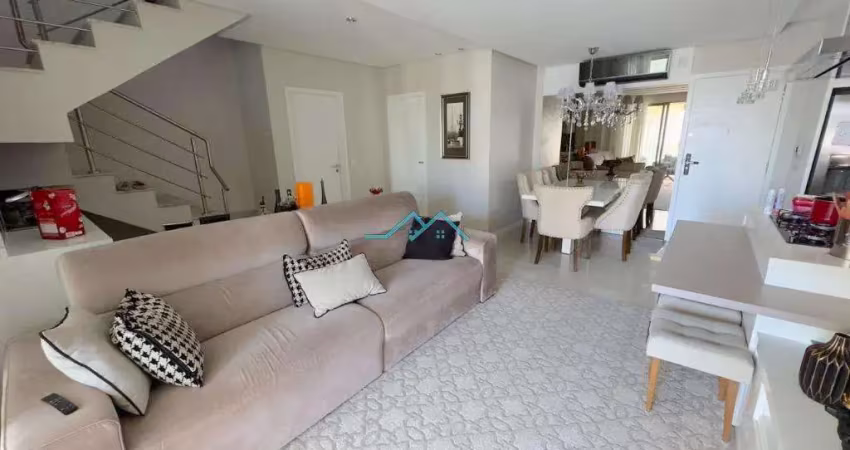 Apartamento duplex à venda em florianópolis, balneário, com 3 suítes, com 138.18 m²