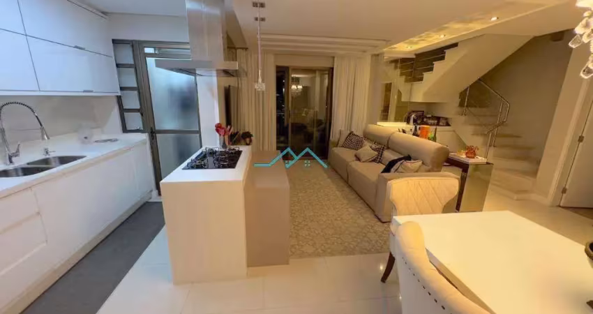 Apartamento duplex à venda em florianópolis, balneário, com 3 suítes, com 138.18 m²
